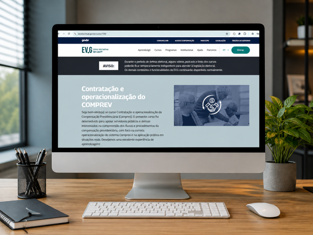 Ministério lança curso gratuito sobre Compensação Previdenciária